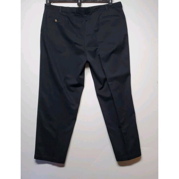 Farah Vtg Elm Chino Trousers Mens 48x32 Black Khaki Stretch Pant NWOT MSRP‎ $199 - Picture 2 of 16